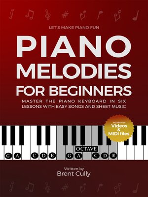 cover image of Piano Melodies for Beginners